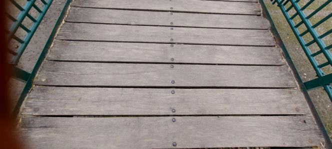 Kładka przed remontem
