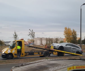 Zderzenie osobówki z autobusem w bydgoskim Fordonie [ZDJĘCIA]