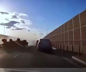 Koszmar na DK7. Do sieci trafiło wideo z wypadku w Łomiankach