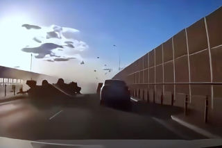 Koszmar na DK7. Do sieci trafiło wideo z wypadku w Łomiankach