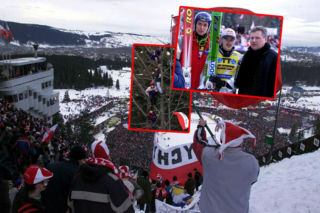 Na Małysza patrzyła cała Polska, Kwaśniewski w emocjach i objęciach żony. Ekskluzywne zdjęcia z największego konkursu w Zakopanem