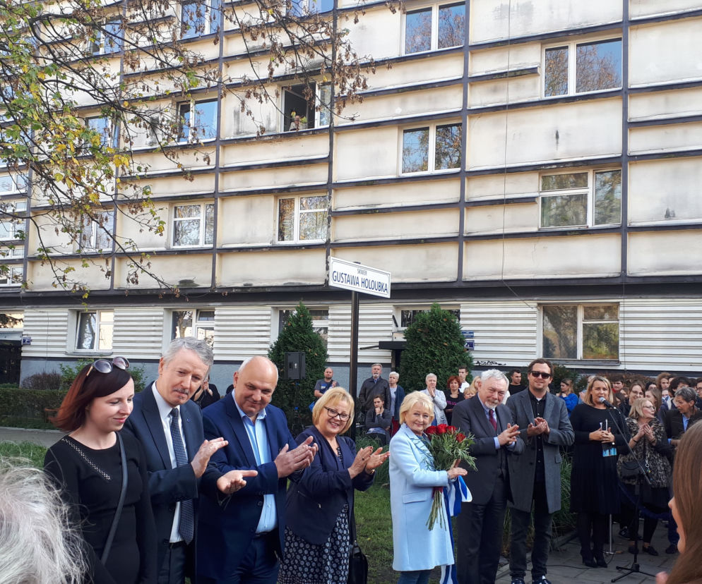 Gustaw Holoubek ma swój skwer w Krakowie
