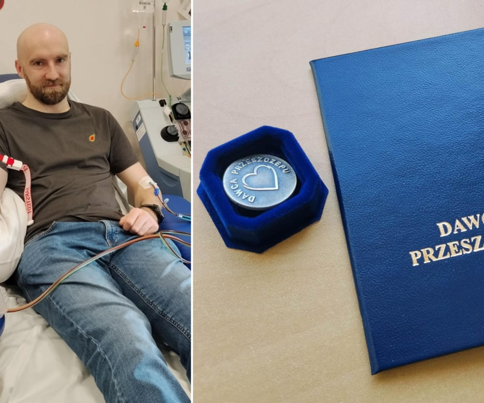 Nie znał go, a oddał mu część siebie. Wzruszająca decyzja policjanta z Nakła