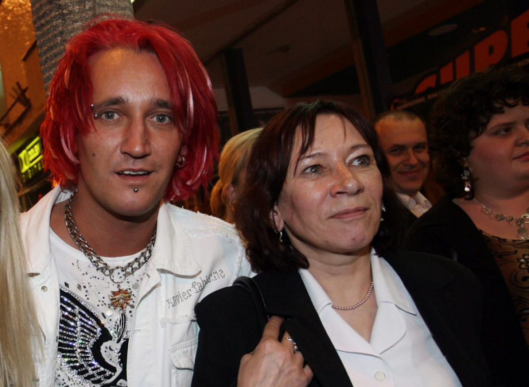 Michał Wiśniewski i jego mama Grażyna