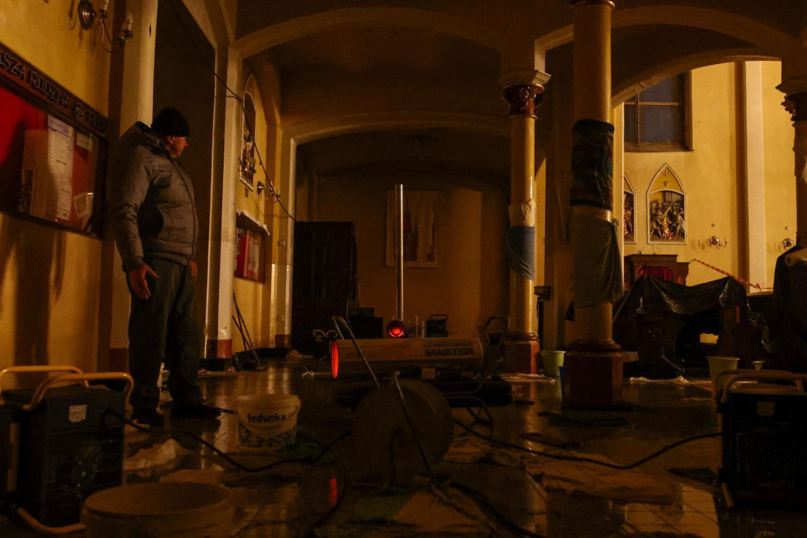 Zalany kościół