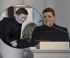 Minister kultury zabrała głos na pogrzebie Stanisławy Celińskiej. Z trudem hamowała łzy