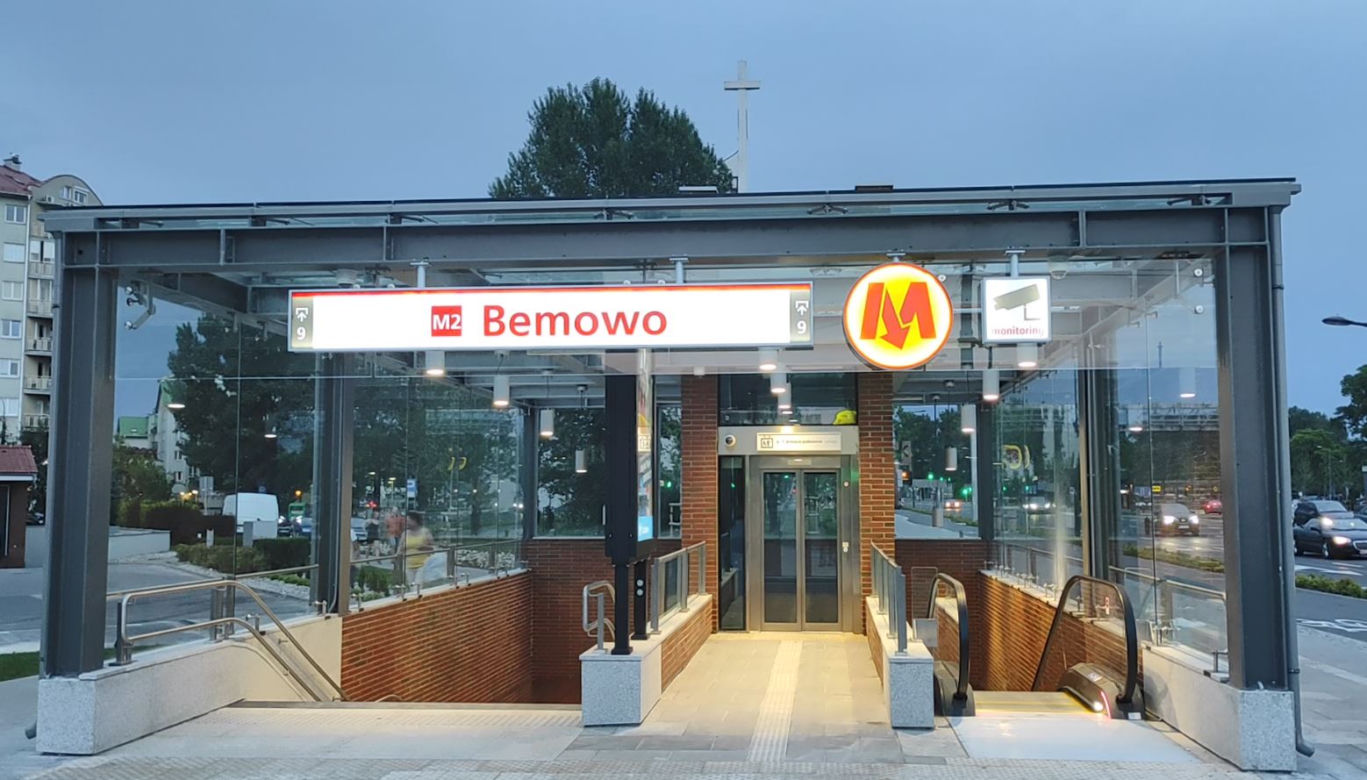 Toaleta w metrze na Bemowie