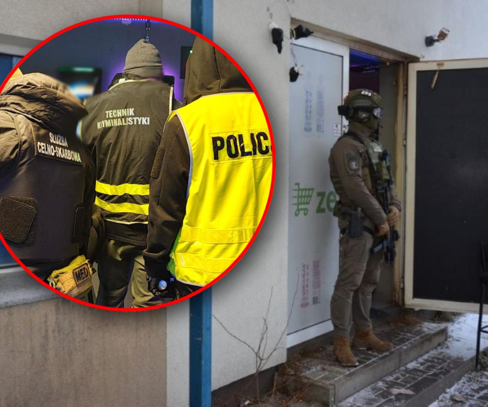 Szemrany biznes na nieczynnej stacji paliw. Celnicy i policjanci wkroczyli do środka