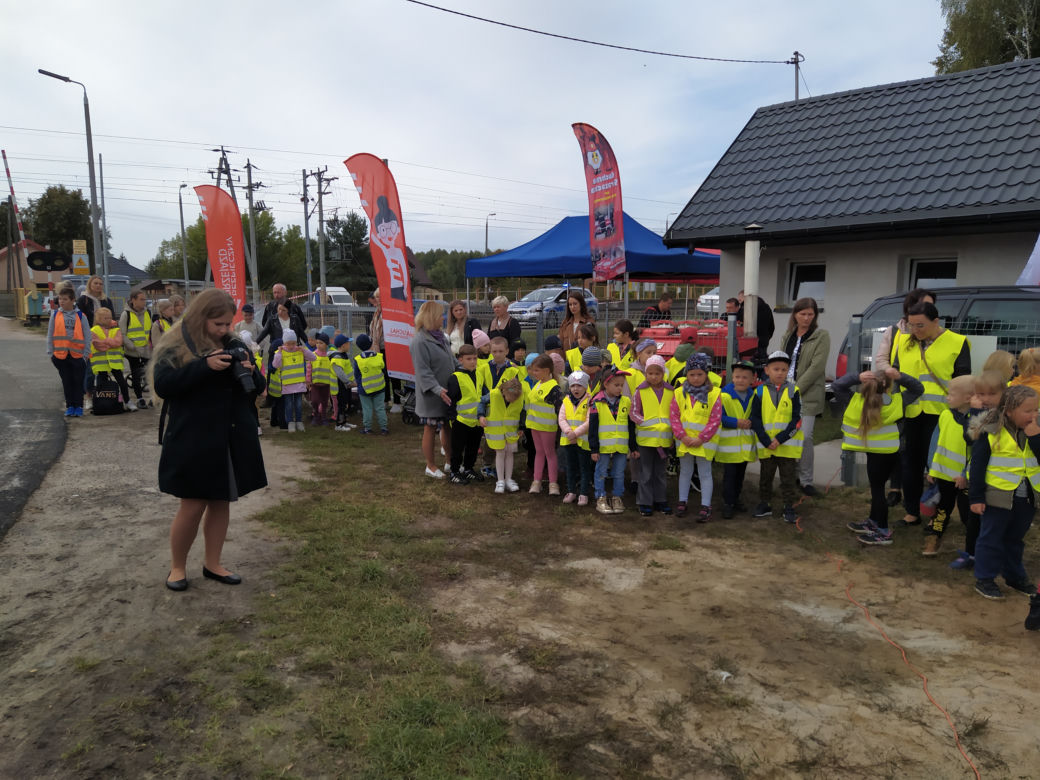 ZOBACZ ZDJĘCIA z akcji "Bezpieczny przejazd" w Koszewnicy, w gminie Kotuń - 15.09.2022