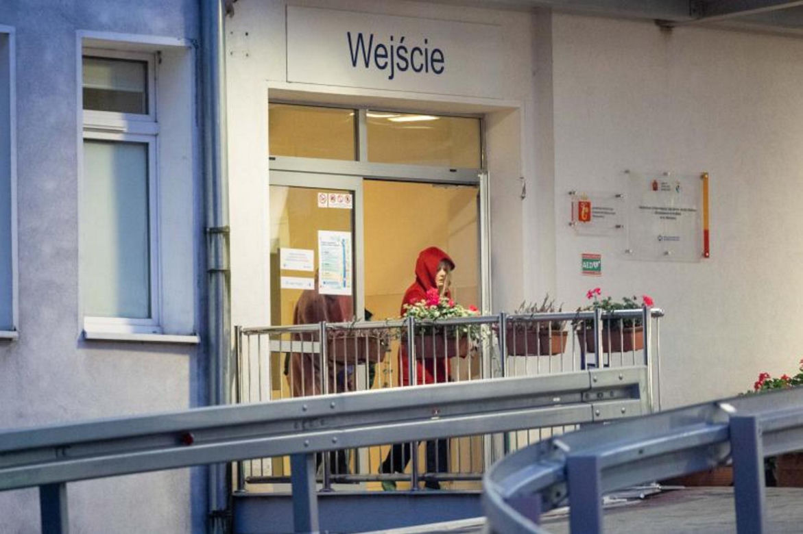 Grażyna Szapołowska w  szpitalu