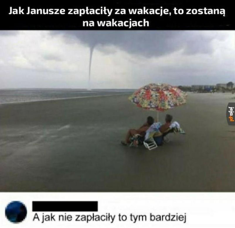 W tym roku pogoda jest bezlitosna dla turystów. No zobaczcie tylko te memy!
