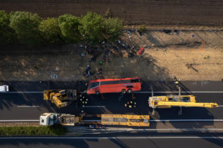 Tragiczny wypadek z udziałem polskiego autokaru na Węgrzech