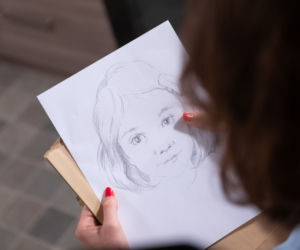 Na Wspólnej, odcinek 2984. Joanna (Anna Cieślak), portret jej córki Michalinki