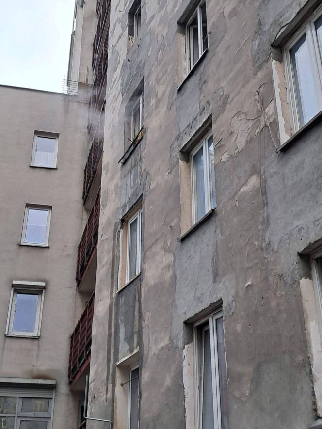 Pożar mieszkania przy ul. Wileńskiej (29.12.2025)