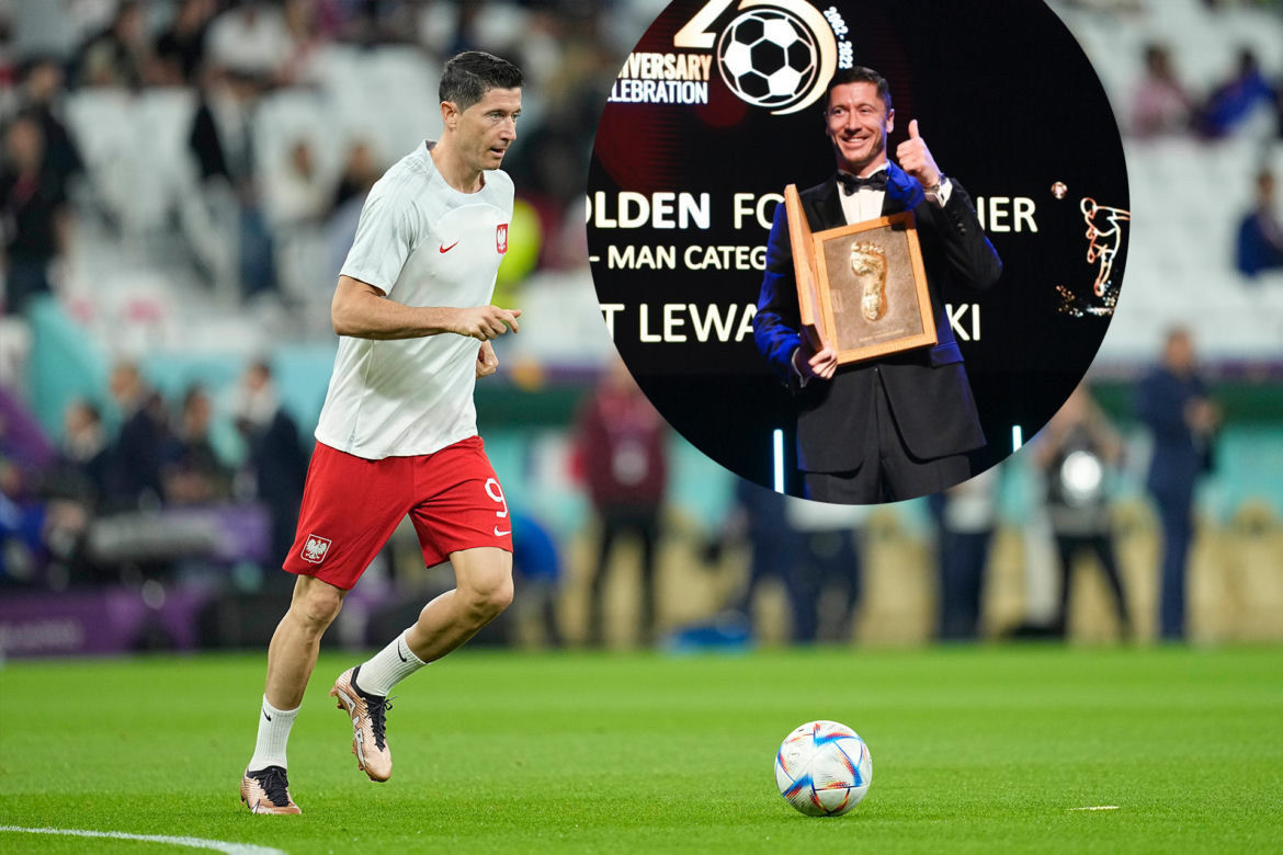 Robert Lewandowski zgarnął nagrodę Golden Foot 2022