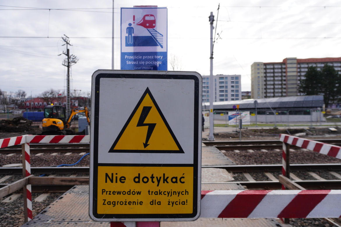 Aktualne prace na dworcu PKP w Białymstoku
