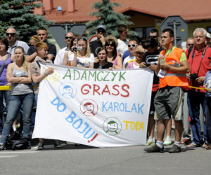 Karolak, Adamczyk,Topa i Grass w triathlonie
