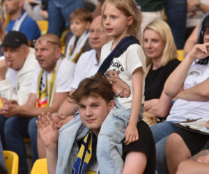 PRES Grupa Deweloperska Toruń - Gezet Stal Gorzów: Zdjęcia kibiców z meczu 7. kolejki PGE Ekstraligi na Motoarenie