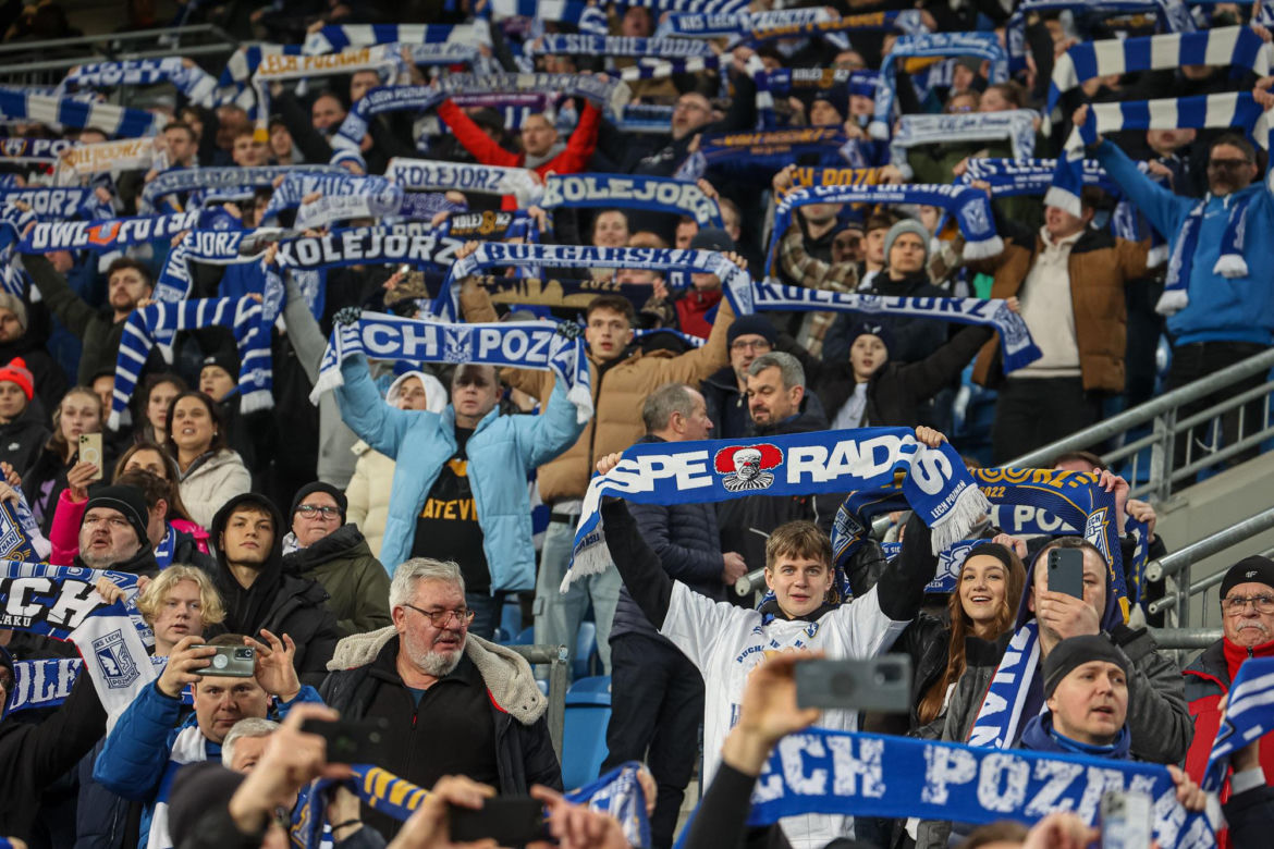 Lech Poznań - Pogoń Szczecin. Zdjęcia kibiców na meczu Fortuna Pucharu Polski