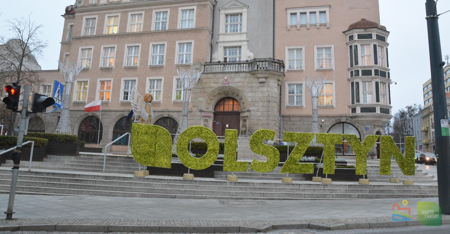 Świąteczne ozdoby w Olsztynie