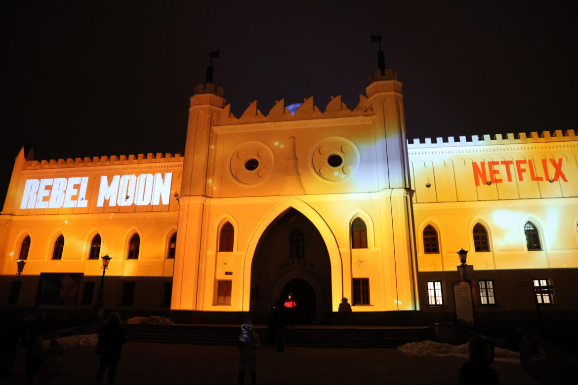Promocja filmu „Rebel Moon” Netflixa w Lublinie