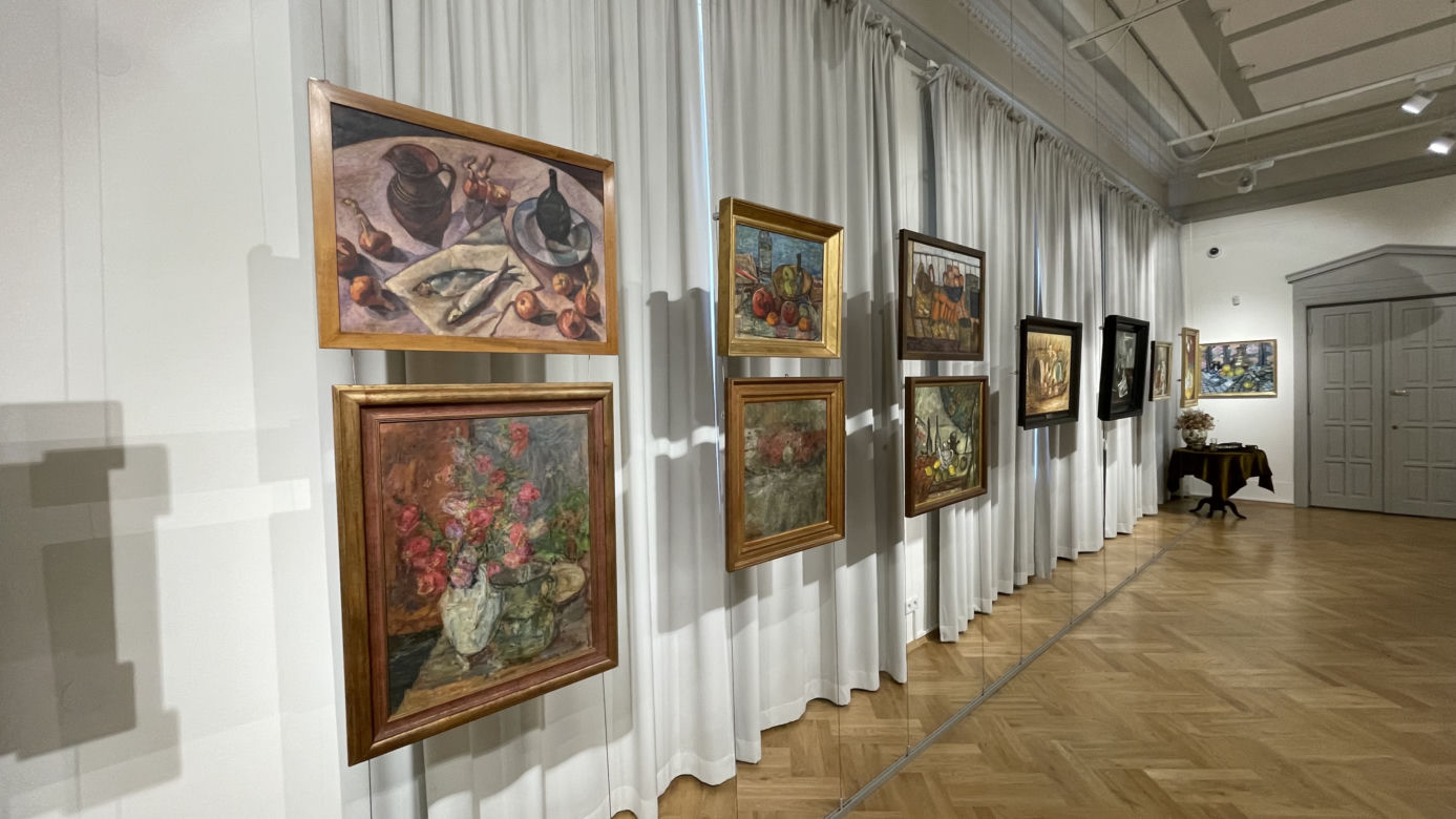 Fragmenty wystawy „Świat zatrzymany – Martwa natura na przestrzeni wieków” w Muzeum Okręgowym w Nowym Sączu 