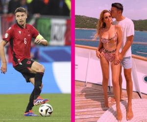 Lider kadry Albanii ma piękną żonę. To dla niej Berat Djimsiti chce awansować na mundial