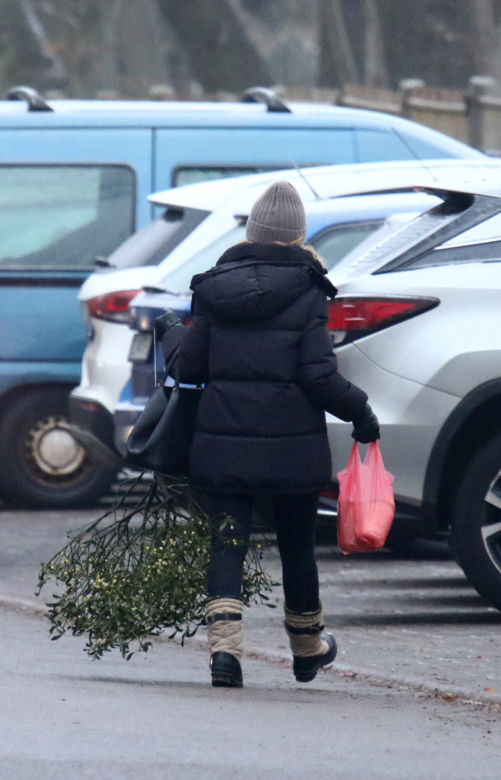 Małgorzata Tusk na bazarku