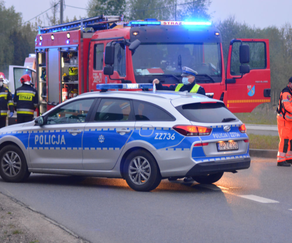Wypadek w Nadarzynie