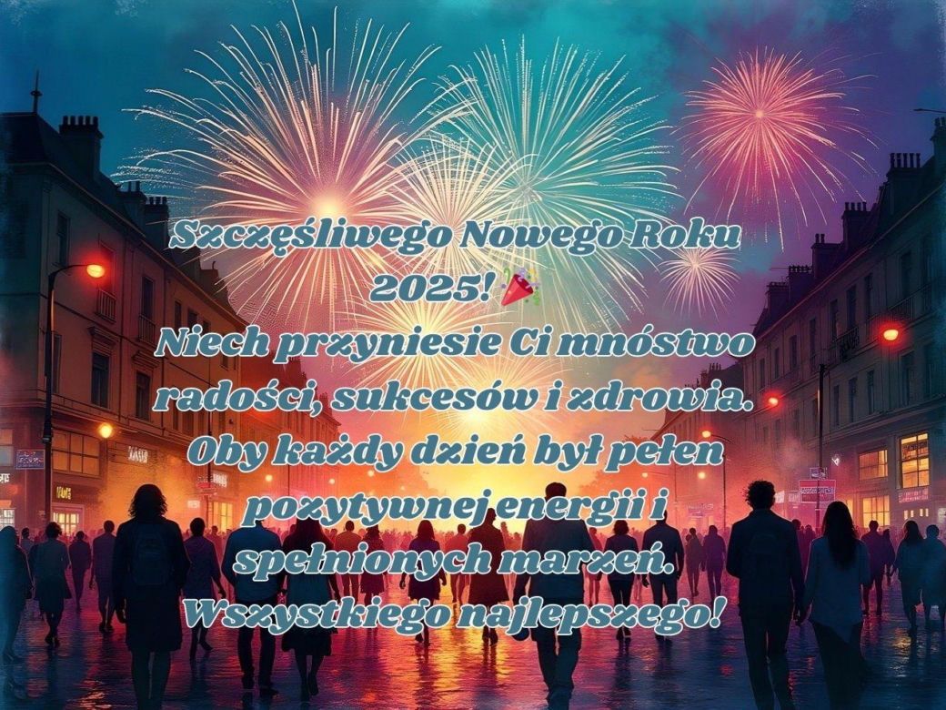 kartki z życzeniami Nowy Rok 2025