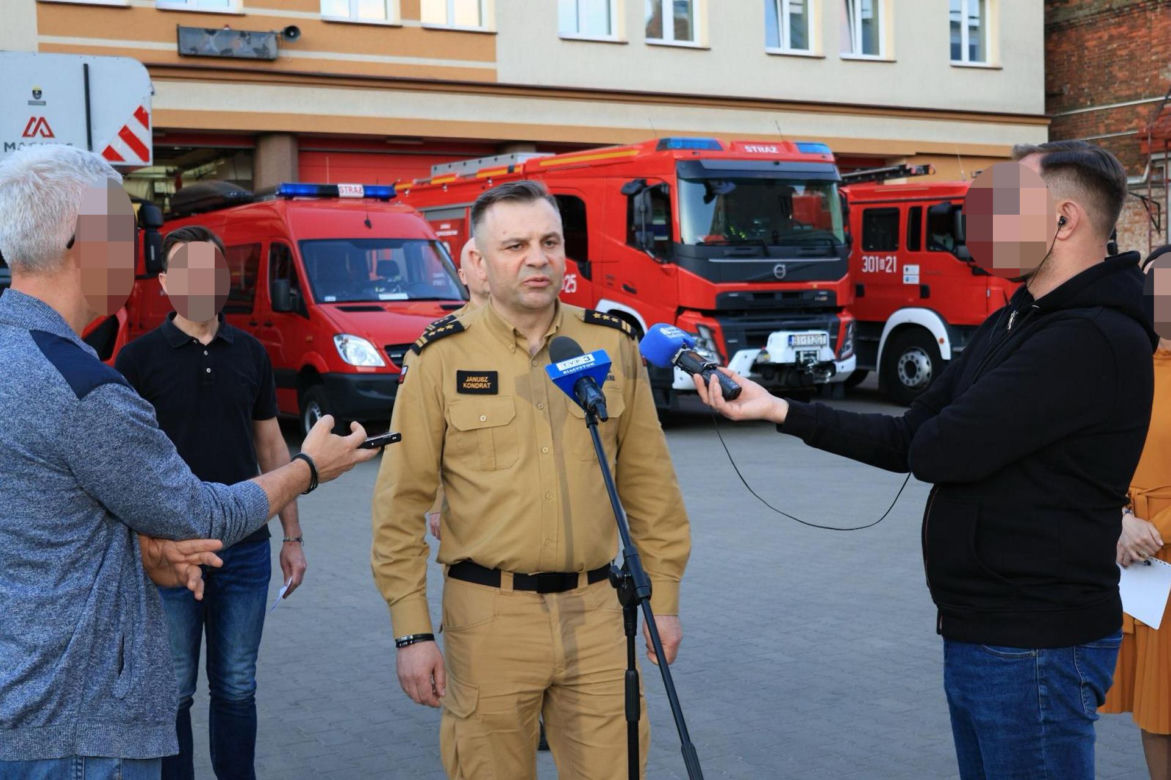 Pożar w Biebrzańskim Parku Narodowym