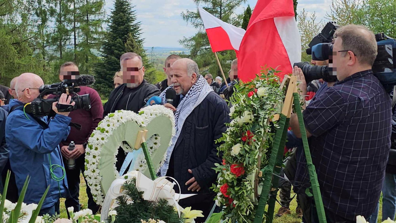 Palestyńczycy w niezwykły sposób pożegnali wolontariusza Damiana