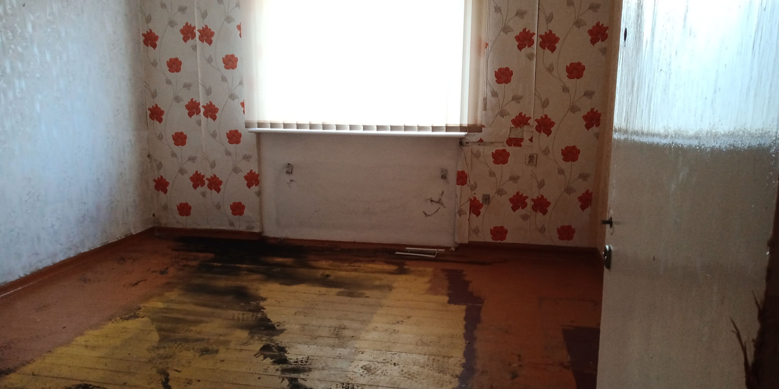 Wysiedlone domy na Krzekowie. W ich miejscu powstanie nowa ulica