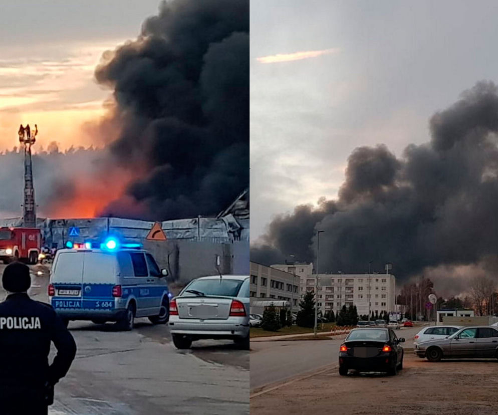 Starachowice: Potężny pożar! Nad miastem kłęby dymu!