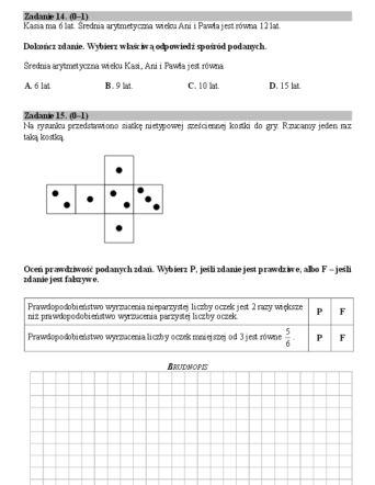Egzamin z matematyki
