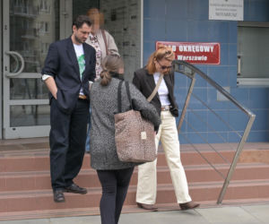 Katarzyna Wajda czekając na rozwód, całowała się w sądzie