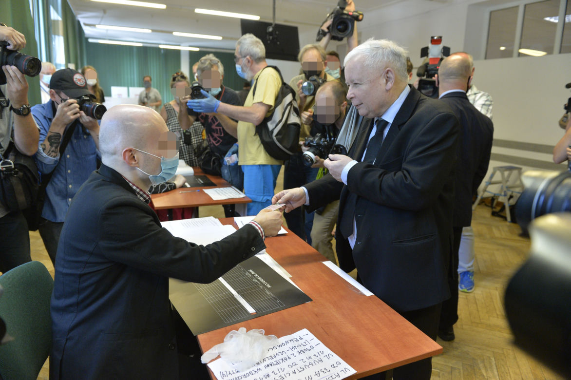 Wybory 2020 Prezes PiS Jarosław Kaczyński oddał swój głos