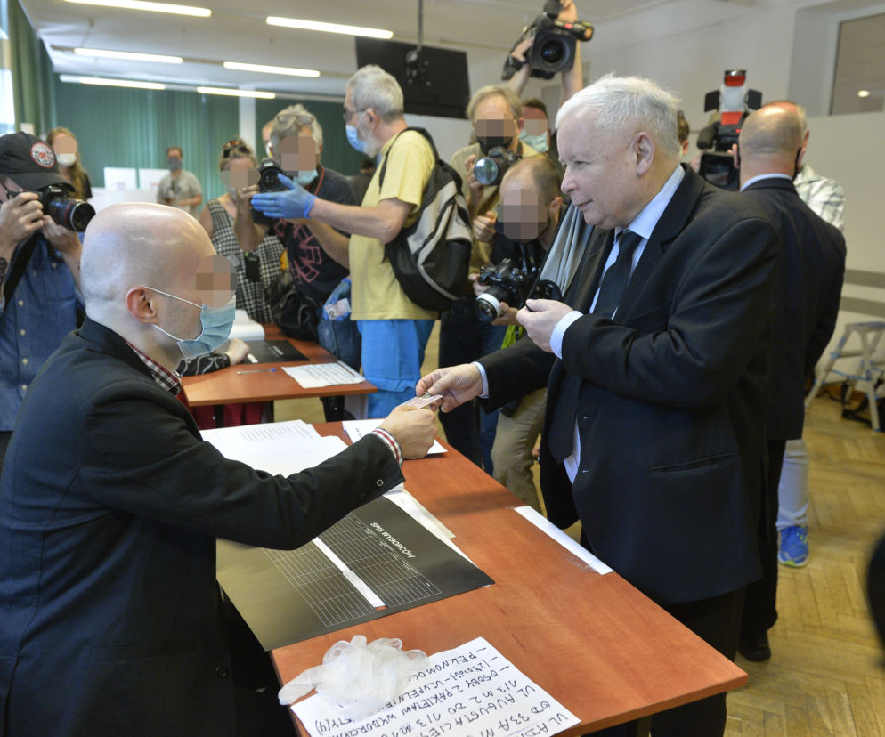 Wybory 2020 Prezes PiS Jarosław Kaczyński oddał swój głos