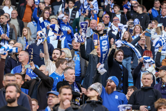 Lech Poznań - Legia Warszawa: Zdjęcia kibiców i zawodników z meczu 30. kolejki PKO BP Ekstraklasy