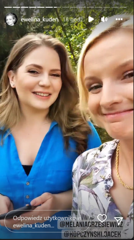 M jak miłość po wakacjach 2022. Weronika (Ewelina Kudeń-Nowosielska), Anita (Melania Grzesiewicz)