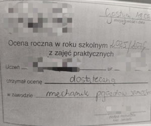 Odebrał świadectwo i myślał, że mu się udało. Kilka dni później wszystko wyszło na jaw