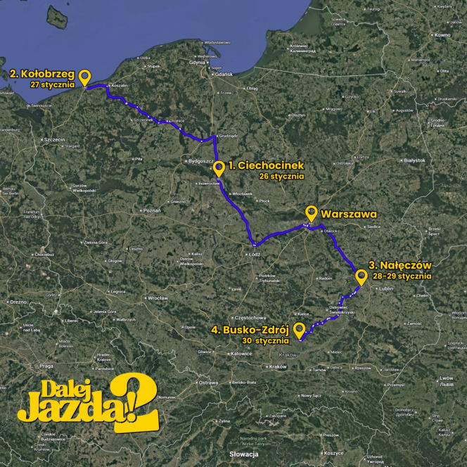Dalej Jazda 2 - trasa Jazdobusa