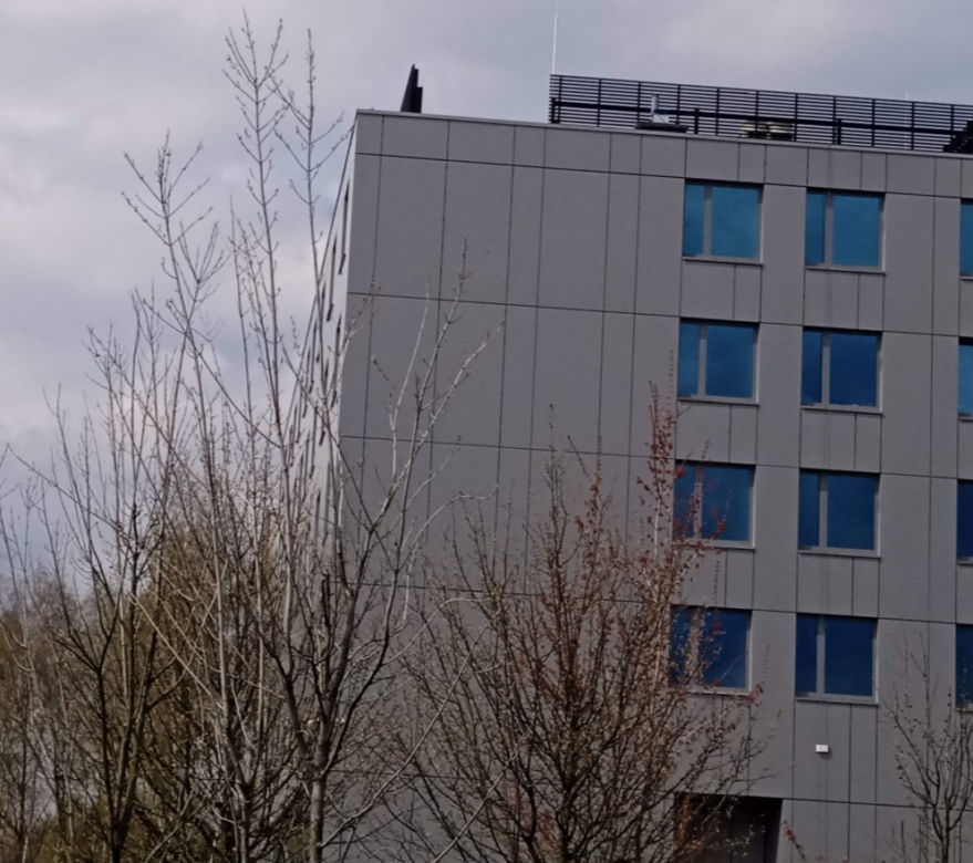 Nowy akademik na Morasku na ukończeniu