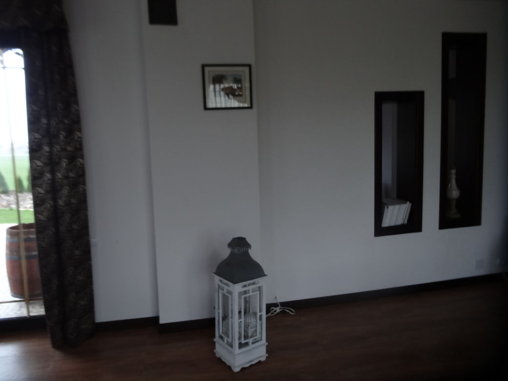 Kominek w salonie