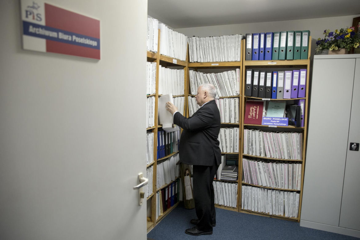 Tak wygląda gabinet Jarosława Kaczyńskiego
