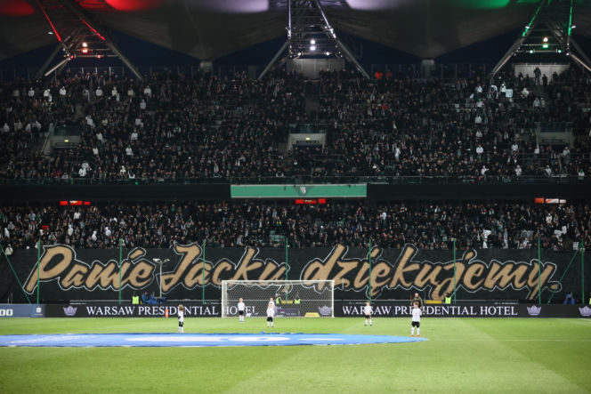 Jacek Magiera żegnany przez Legię