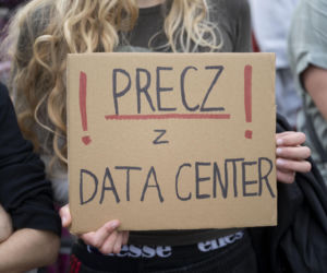 Protest w Piasecznie przeciwko Data Center