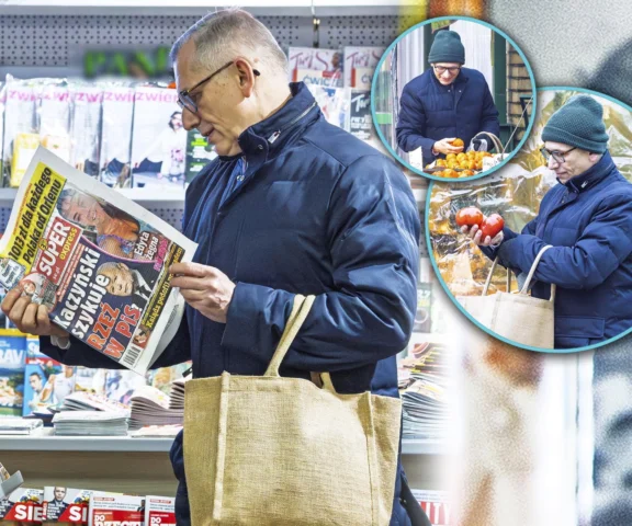 Krzysztof Kwiatkowski z KO na wielkich zakupach. Owoce, warzywa i... Super Express