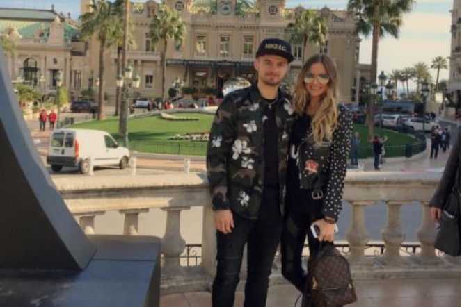 Karol Linetty i Wioletta Kanafa