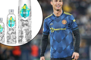 Woda mineralna klasy premium. Tyle trzeba dać za butelkę z twarzą Cristiano Ronaldo